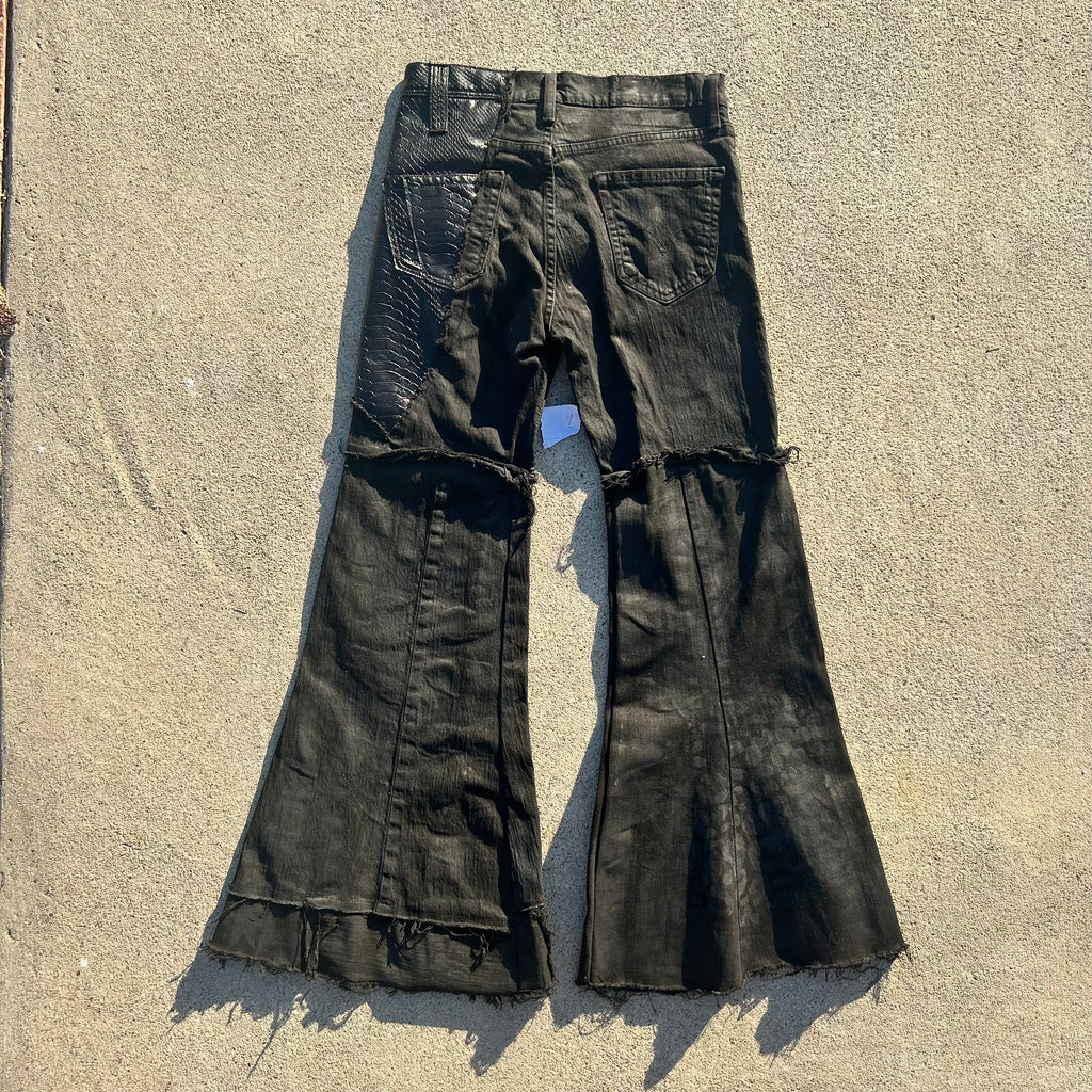 Black flares waist 28x30